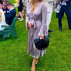 GHOST London Satin Dress